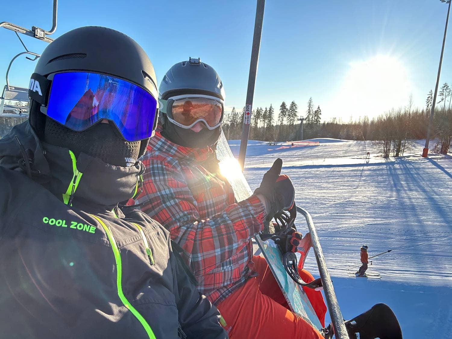 Субботние катания с Иваном. ⛷️ -19, не помеха!