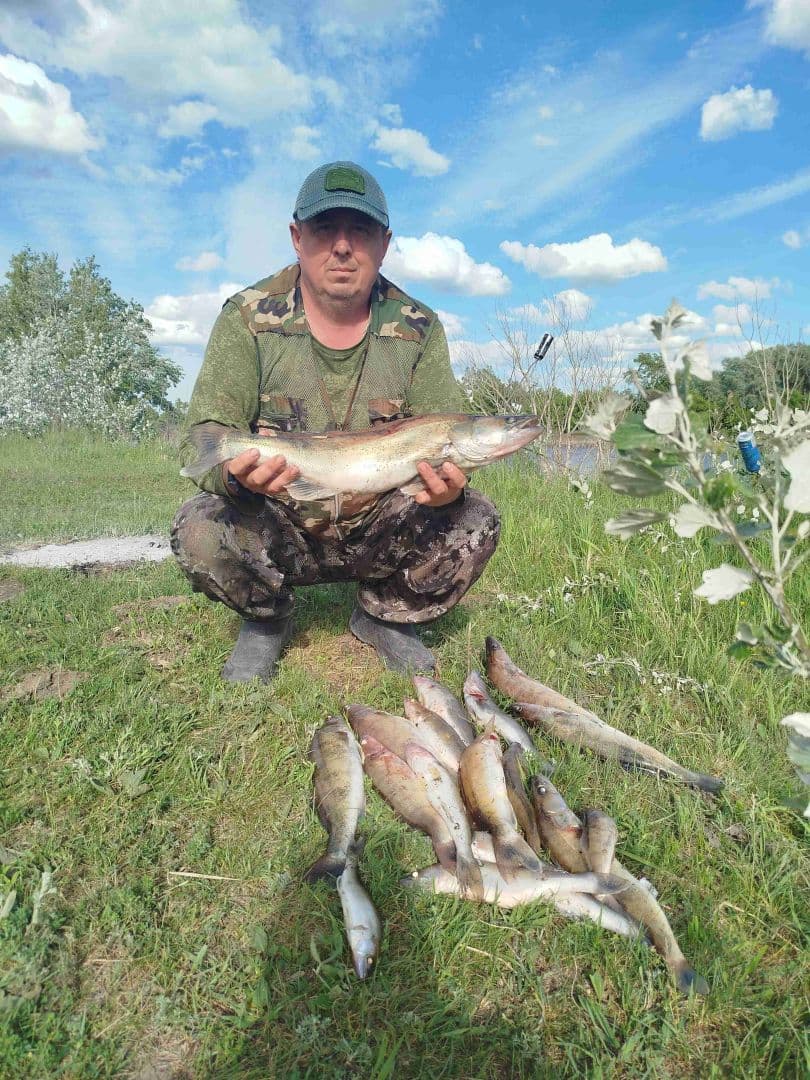 порыбачил немного.