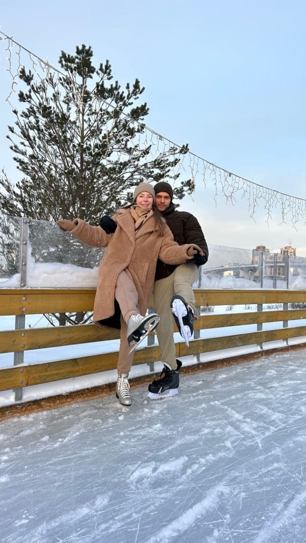 У нас традиция - 1го января ходить на каток ⛸️⛸️