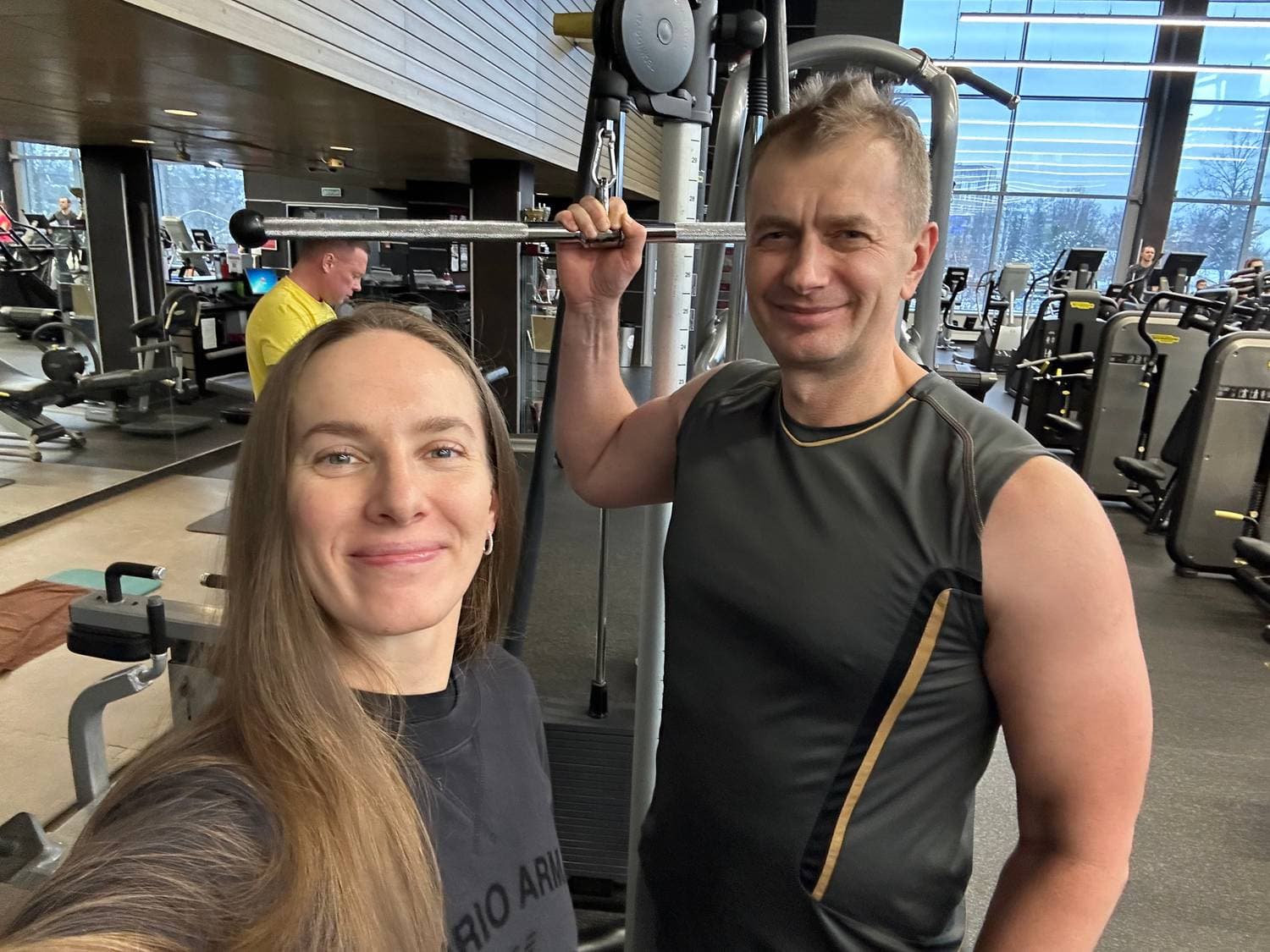 Спортивная семья мы сегодня💪🏼🙌🏼🥰