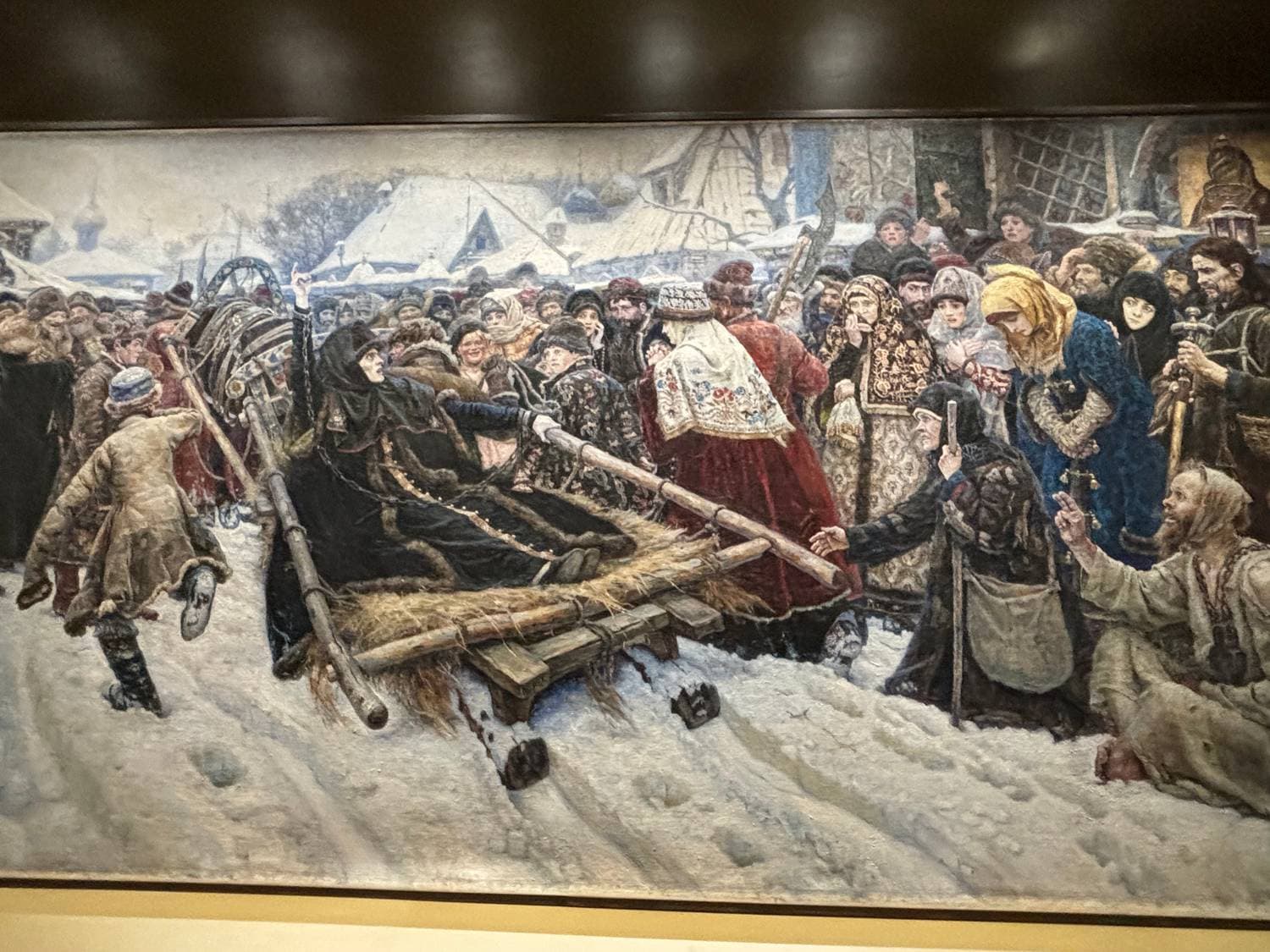 Боярыня Морозова в санях, Степан Разин, Покорение Ермаком Сибири. Помню еще со школьной скамьи.