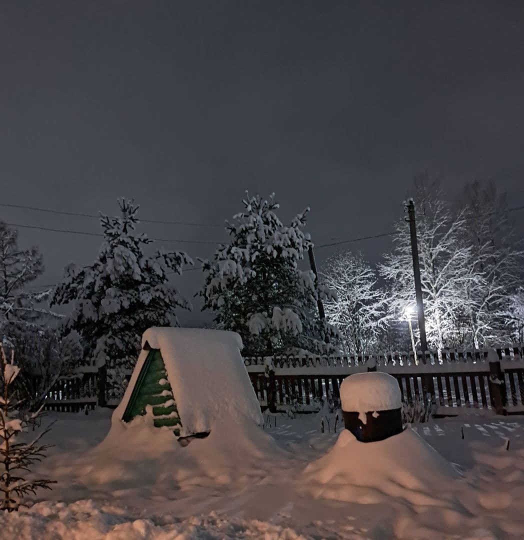Зима настоящая❄️☃️#деревня