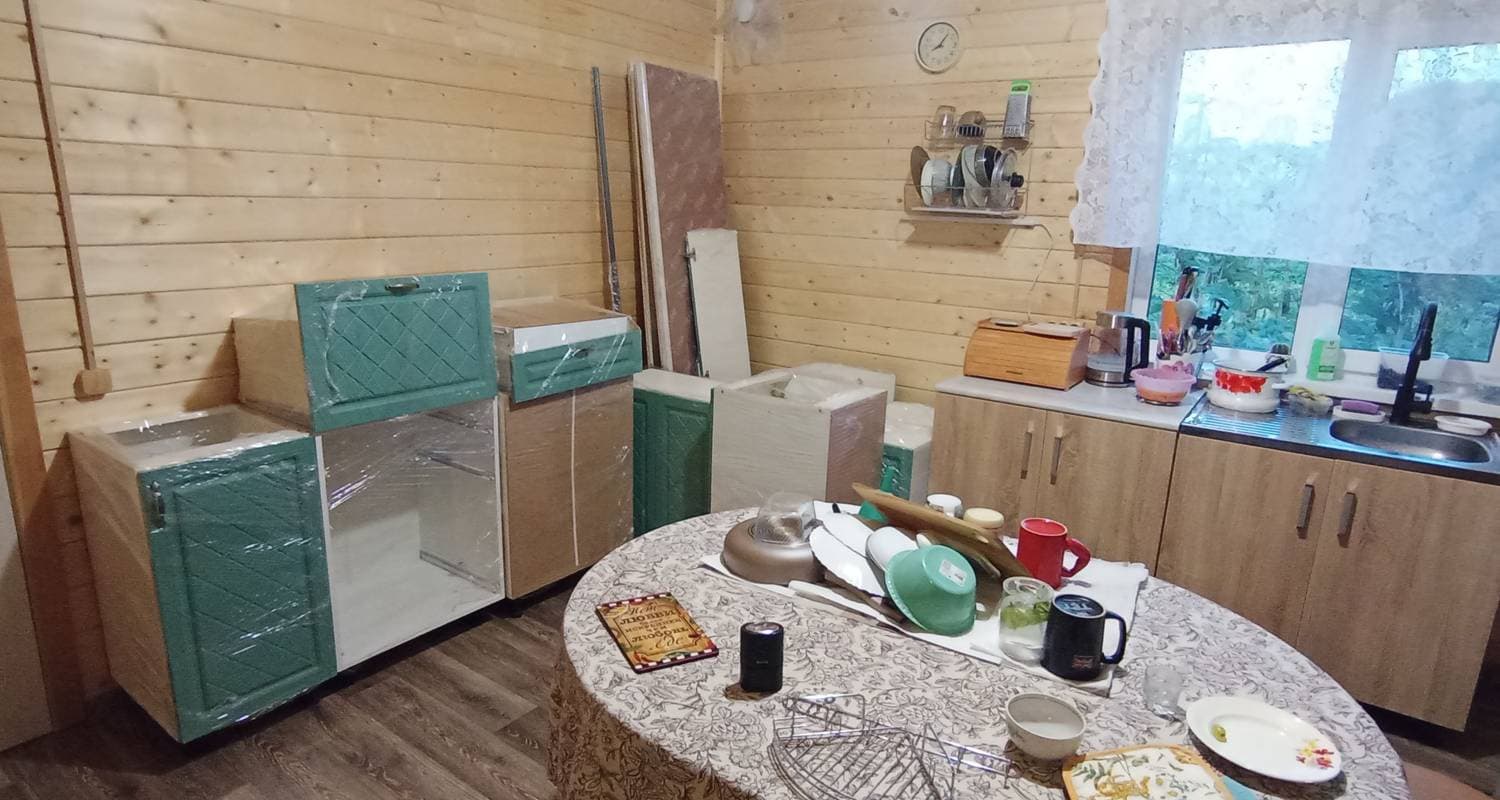 заказали кухню, сегодня привезли, завтра будут устанавливать 😍😇🥳