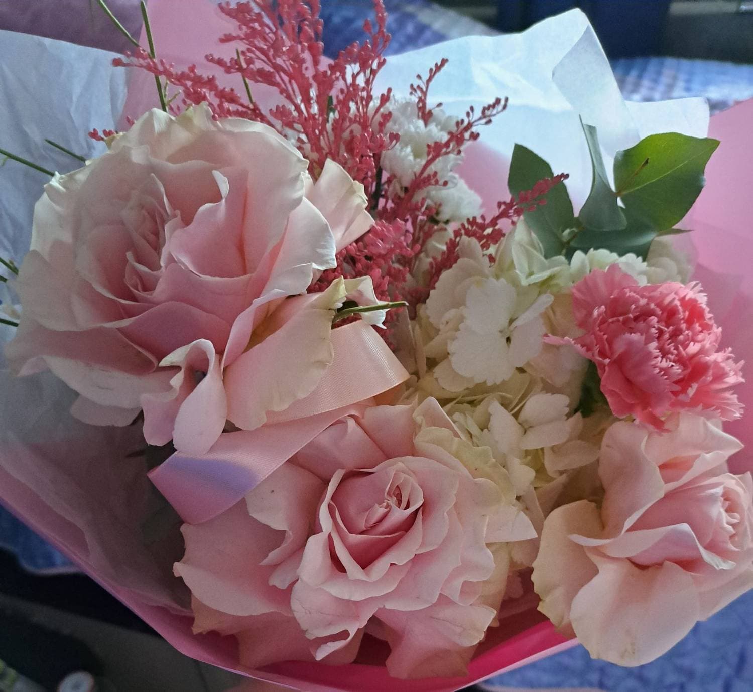 Очень красивый и ароматный букет 🥰от начальника🤗