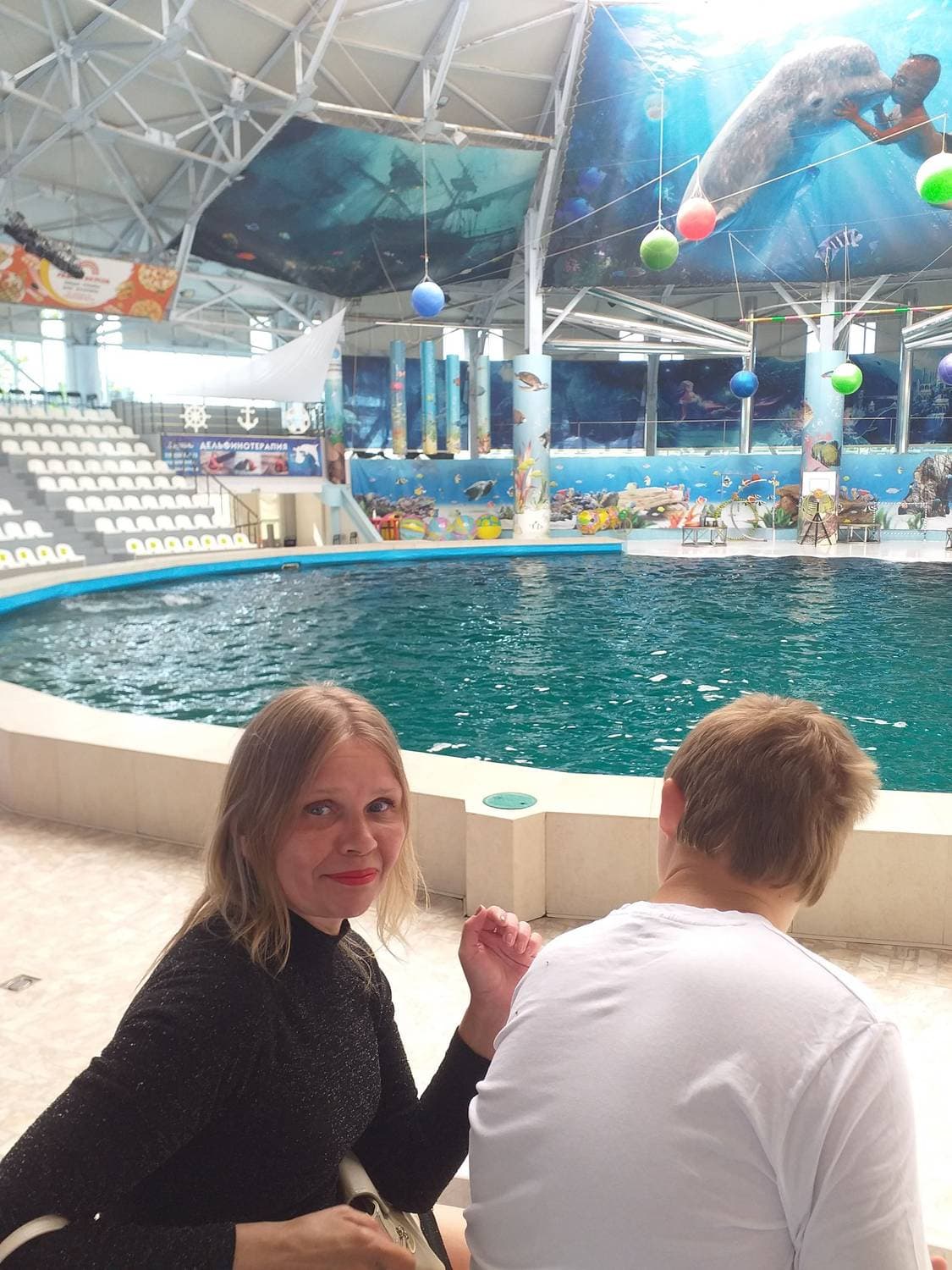 В Евпаторском дельфинарии🐳🐬🎨🖼👏.