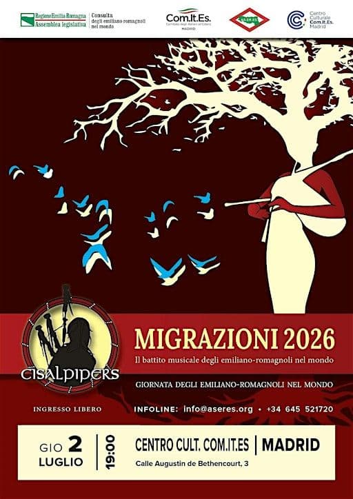 Migrazioni 2026 - Il Battito Musicale Degli Emiliano-Romagnoli Nel Mondo