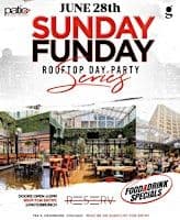 June 28Th! Patio Brunch Rooftop Sunday Funday Series Downtown! Rsvp!