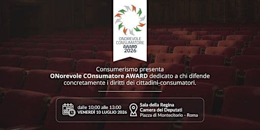 Onorevole Consumatore Award 2026