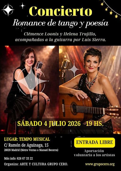 Concierto Romance De Tango Y Poesía