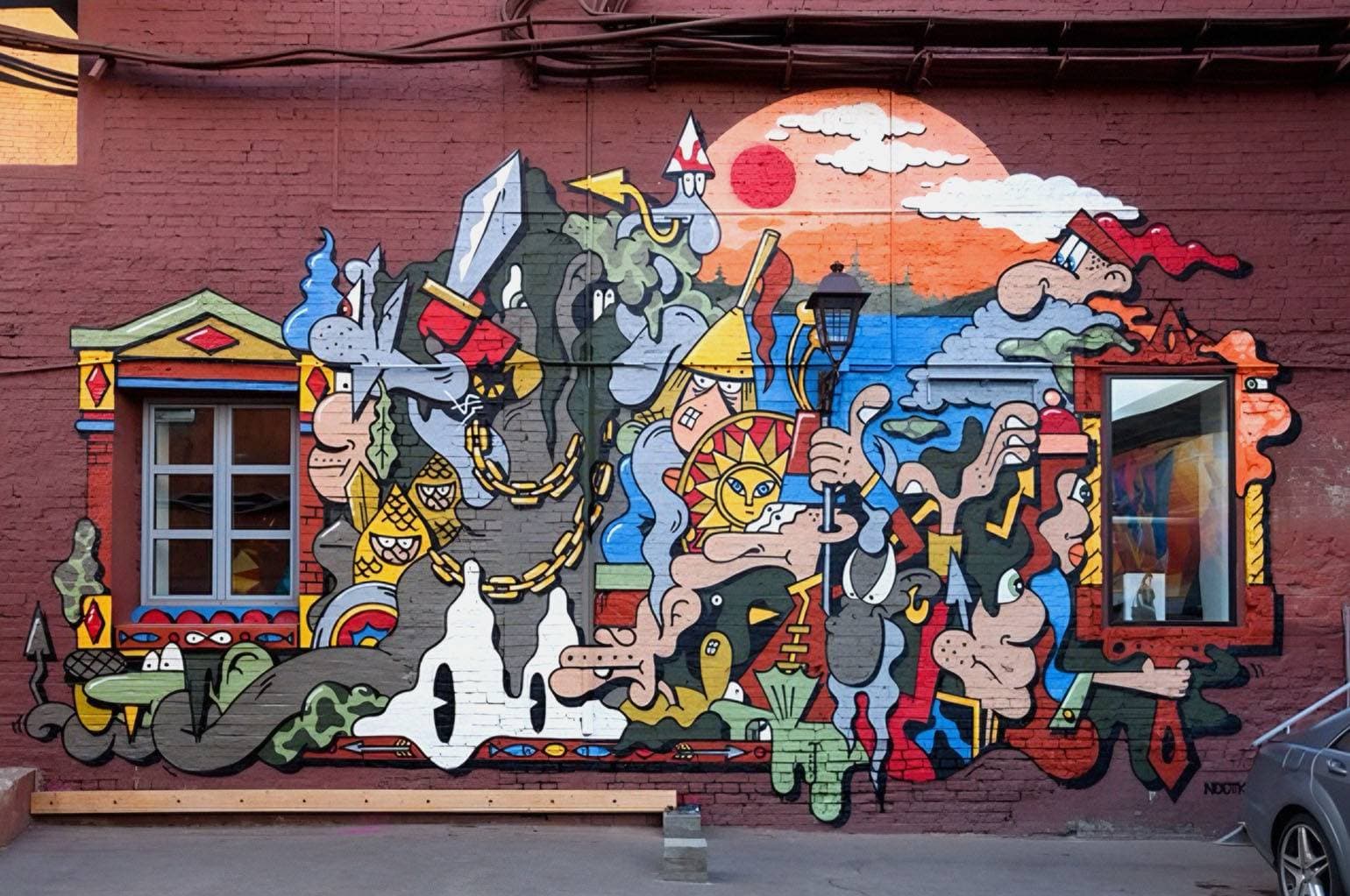 Стрит-арт Москвы: Хохловка, набережная Яузы, Винзавод и Artplay — фото 1