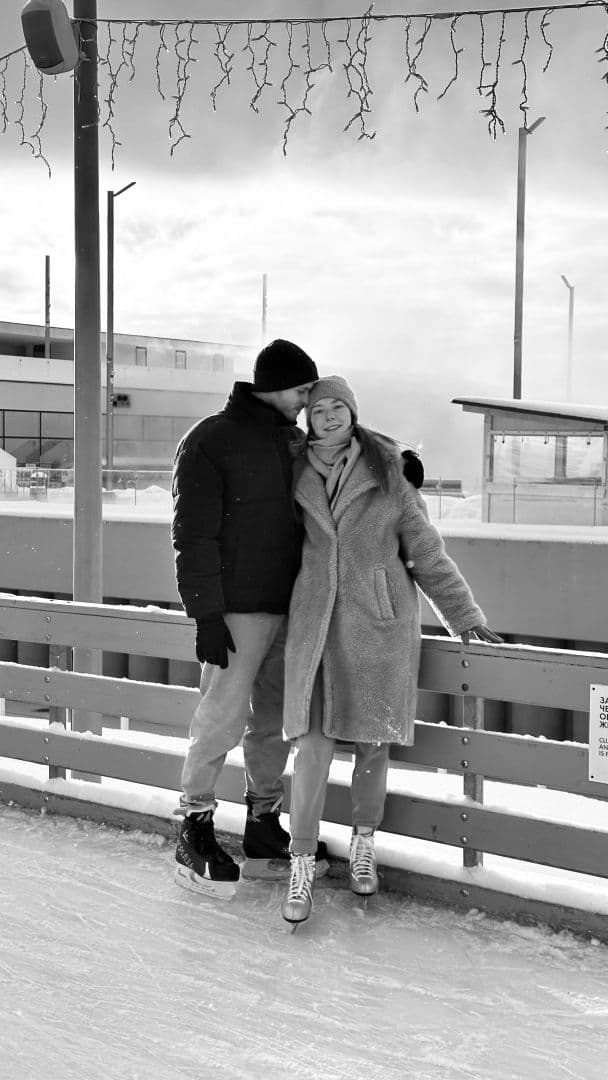 У нас традиция - 1го января ходить на каток ⛸️⛸️