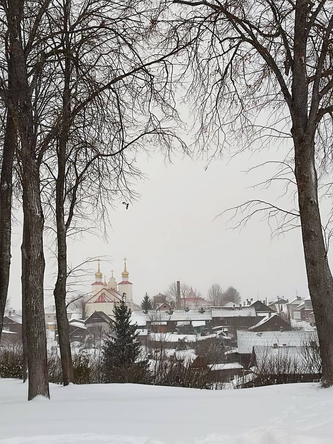 зима в одном городе на западной границе