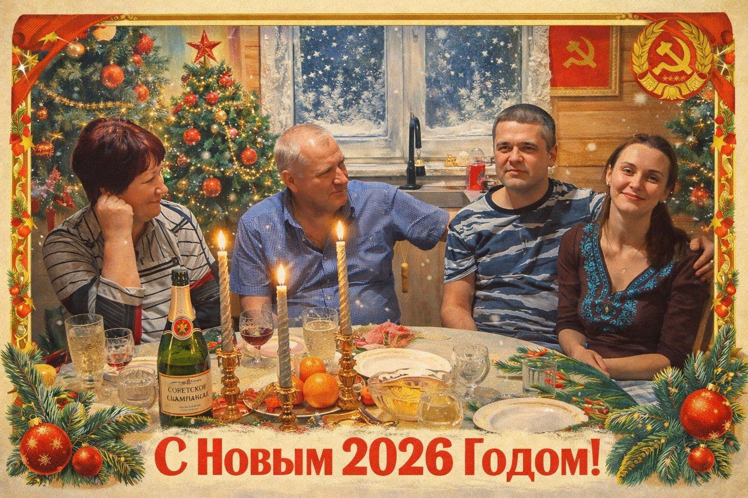 мы вот так встречали новый 2026 год💞🎄